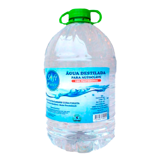 Água destilada 5 LITROS - Resportes Produtos para Saúde