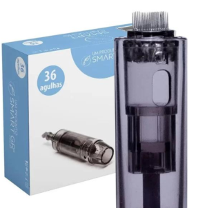 CARTUCHO SMART DERMA PEN PRETO - KIT COM 10 UNIDADES - 36 AGULHAS