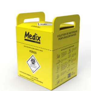 Caixa Coletora Pérfuro Cortante 3 Litros Medix