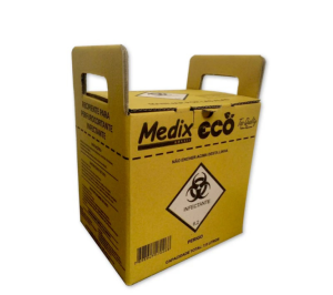 Caixa Coletora Pérfuro Cortante Sustentável 13 Litros Medix