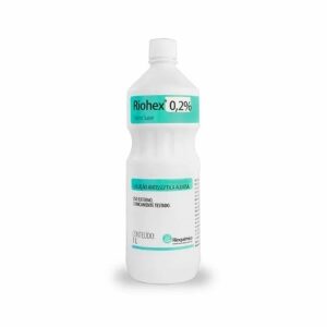 Riohex 0,2% Aquosa (Dermo Suave) c/1000ml - Rioquimica