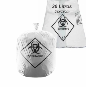 Saco de Lixo Infectante - 30 litros Pct c/100 - Medix