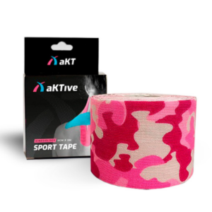 AktiveTape Sport - Kinesiology Tape 5 cm x 5 Mts Camuflado Rosa