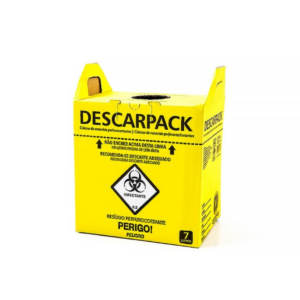 Caixa Coletora Pérfuro Cortante 13 Litros Descarpack