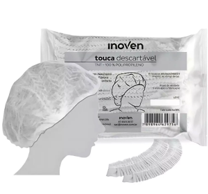 Touca Sanfonada INOVEN Branca PCT C/100